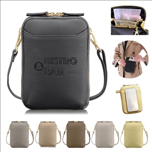 Women's Genuine Leather Crossbody Phone Bag